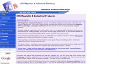 Desktop Screenshot of magneticindustrialproducts.com